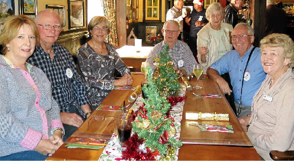 Probus members enjoy the Christmas in July lunch at the Fox and Hounds Pub. Probus members enjoy the Christmas in July lunch at the Fox and Hounds Pub.